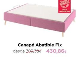 Oferta de Canapé Abatible Fix por 430,86€ en Max Colchón