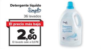 Oferta de Simpl Choice - Detergente Liquido por 2,6€ en Carrefour