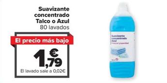 Oferta de Suavizante concentrado talco o azul  por 1,79€ en Carrefour