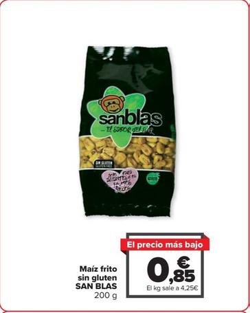 Oferta de San blas - Maiz Frito Sin Gluten por 0,85€ en Carrefour