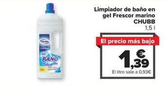 Oferta de Limpiador De Bano En Gel Frescor Marino por 1,39€ en Carrefour