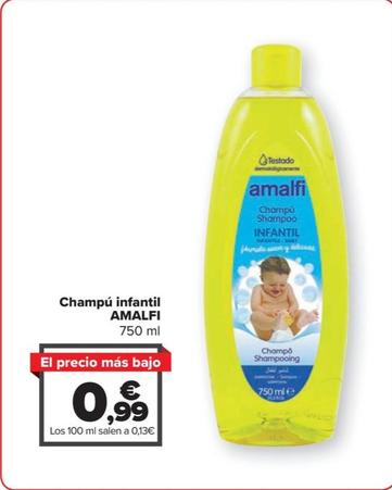 Oferta de Amalfi - Champu Infantil por 0,99€ en Carrefour