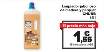 Oferta de Limpiador Jabonoso De Madera Y Parquet por 1,55€ en Carrefour