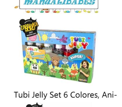 Oferta de Tubi Jelly - Set 6 Colores, Ani- en Jugueterías Lifer