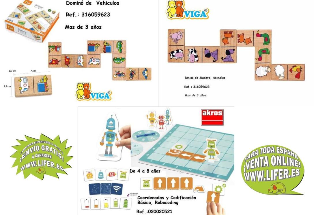 Oferta de Viga - Domino en Jugueterías Lifer