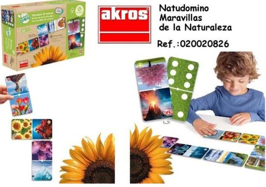 Oferta de Akros - Natudomino Maravillas de la Naturaleza en Jugueterías Lifer