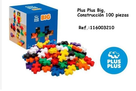 Oferta de ++ Plus Plus - Plus Plus Big, Construcción 100 piezas en Jugueterías Lifer