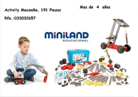 Oferta de Miniland - Activity Mecaniko, 191 Piezas en Jugueterías Lifer