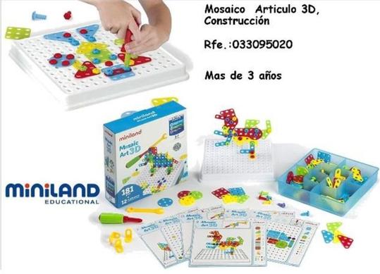Oferta de Miniland - Mosaico Articulo 3d, Construcción en Jugueterías Lifer