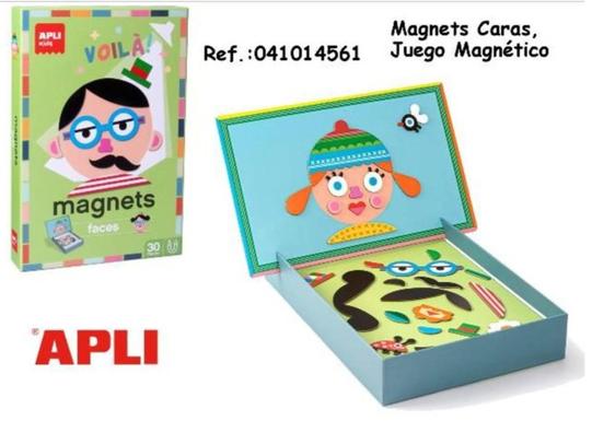 Oferta de Apli - Magnets Caras, Juego Magnético en Jugueterías Lifer
