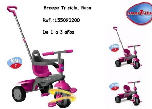 Oferta de Smartrike - Breeze Triciclo, Rosa en Jugueterías Lifer