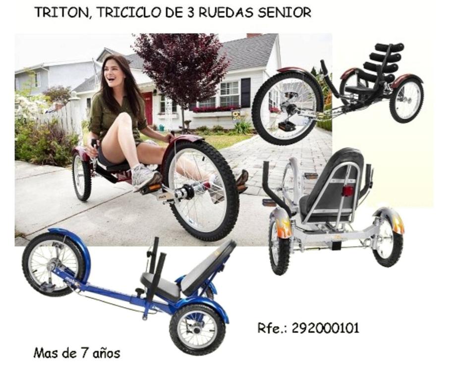 Oferta de TRITON, TRICICLO DE 3 RUEDAS SENIOR en Jugueterías Lifer