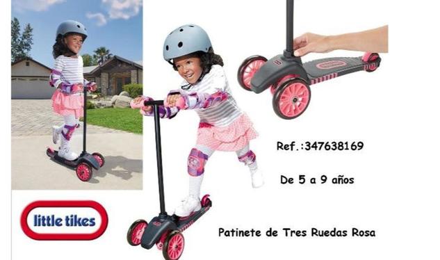 Oferta de Little Tikes - Patinete de Tres Ruedas Rosa en Jugueterías Lifer