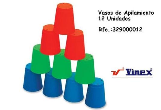 Oferta de Vinex - Vasos de Apilamiento 12 Unidades en Jugueterías Lifer