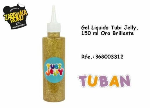 Oferta de Tuban - Gel Liquido Tubi Jelly, 150 ml Oro Brillante en Jugueterías Lifer