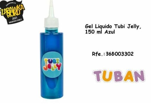 Oferta de Tuban - Gel Liquido Tubi Jelly, 150 ml Azul en Jugueterías Lifer