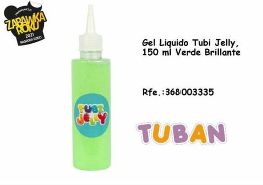 Oferta de Tuban - Gel Liquido Tubi Jelly, 150 ml Verde Brillante en Jugueterías Lifer