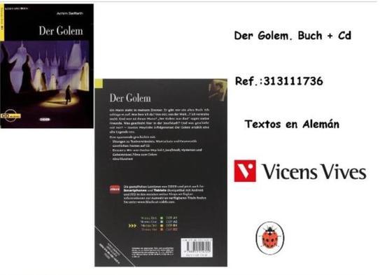 Oferta de Vicens Vives - Der Golem. Buch + Cd en Jugueterías Lifer