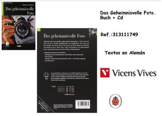 Oferta de Vicens Vives - Das Geheimnisvolle Foto. Buch + Cd en Jugueterías Lifer