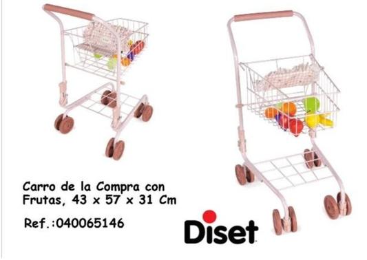 Oferta de Diset - Carro De La Compra Con Frutas en Jugueterías Lifer