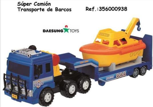 Oferta de Daesung Toys - Super Camion Transporte De Barcos en Jugueterías Lifer