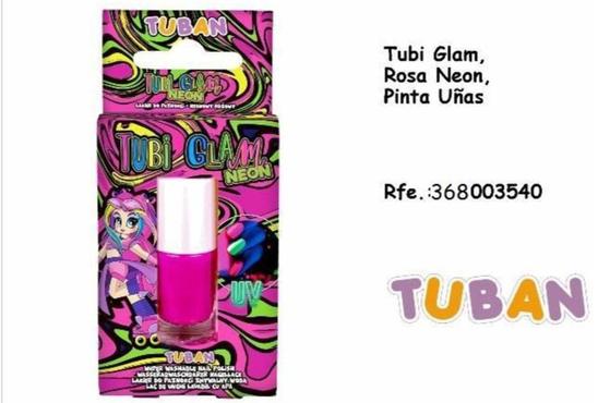 Oferta de Tubi Glam, Rosa Neon, Pinta Uñas en Jugueterías Lifer