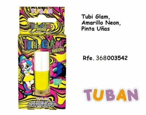 Oferta de Tubi Glam, Amarillo Neon, Pinta Uñas en Jugueterías Lifer