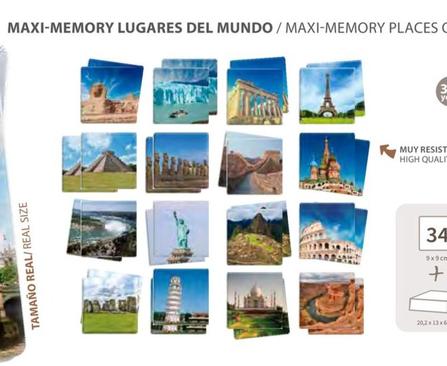 Oferta de Akros - Maxi Memory Lugares Del Mundo en Jugueterías Lifer