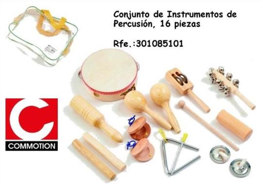 Oferta de Conjunto de Instrumentos de Percusión, 16 piezas en Jugueterías Lifer