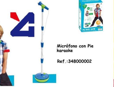 Oferta de Microfono Con Pie Karaoke en Jugueterías Lifer