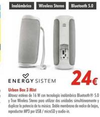 Oferta de Energy Sistem - Urban Box 3 Mist por 24€ en Zbitt