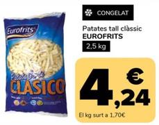 Oferta de Eurofrits - Patates Tall Classic por 4,24€ en Supeco
