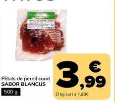Oferta de Sabor Blancus - Petals De Pernil Curat por 3,99€ en Supeco
