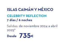 Oferta de Islas Caimán Y México por 735€ en Viajes El Corte Inglés