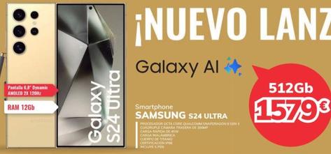Oferta de Samsung - Smartphone S24 Ultra por 1579€ en Mi electro