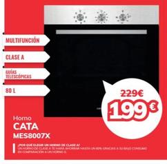 Oferta de Cata - Horno MES8007X por 199€ en Mi electro