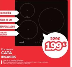 Oferta de Cata - Encimera IB6303BK por 199€ en Mi electro