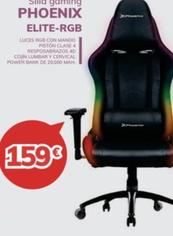Oferta de Phoenix - Sillas Gaming Elite-RGB por 159€ en Mi electro