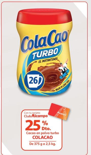Turbo cacao instantáneo