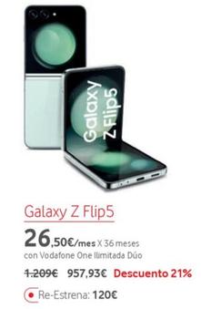 Oferta de Samsung Galaxy por 957,93€ en Vodafone