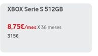 Oferta de Xbox por 315€ en Vodafone