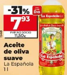 ACEITE DE OLIVA SUAVE, 5L LA ESPAÑOLA - Supermercados Plaza