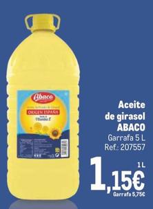 Oferta de Abaco - Aceite De Girasol por 1,15€ en Makro