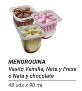 Oferta de Vasito Vainilla, Nata Y Fresa O Nata Y Chocolate en Dialsur Cash & Carry
