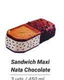 Oferta de Sandwich Maxi Nata Chocolate en Dialsur Cash & Carry