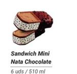 Oferta de Sandwich Mini Nata Chocolate en Dialsur Cash & Carry