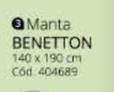 Oferta de Benetton - Manta en Conforama