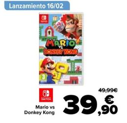 Oferta de Nintendo - Mario vs Donkey Kong por 39,9€ en Carrefour