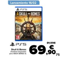 Oferta de Ubisoft - Skull & Bones por 69,9€ en Carrefour