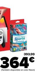 Oferta de Nintendo - Consola Switch OLED + Switch Sport por 364€ en Carrefour